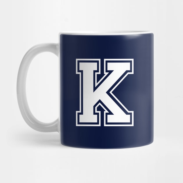 Initial Letter K - Varsity Style Design by Hotshots